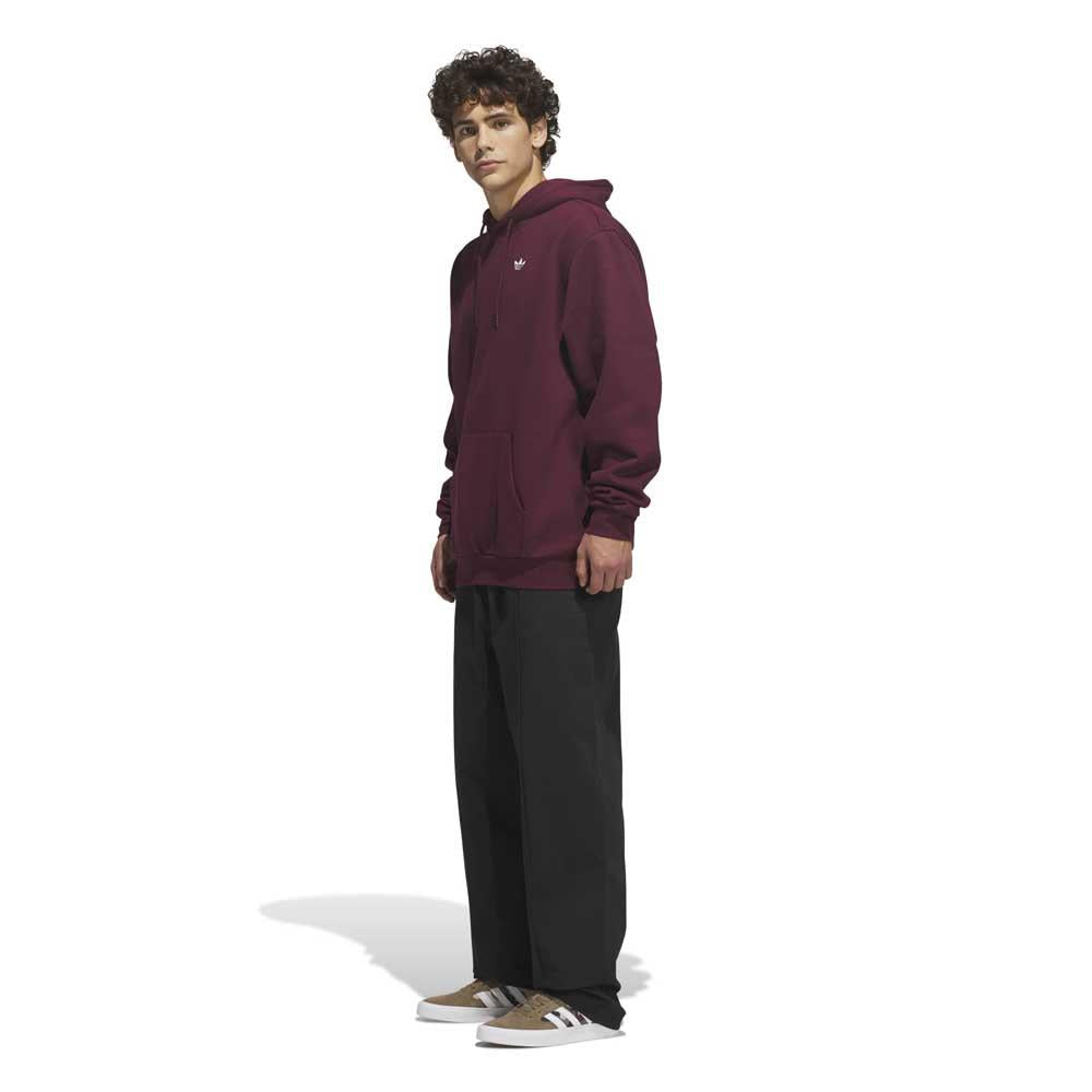 Adidas Skateboarding Skate Logo Hooded Sweatshirt Maroon