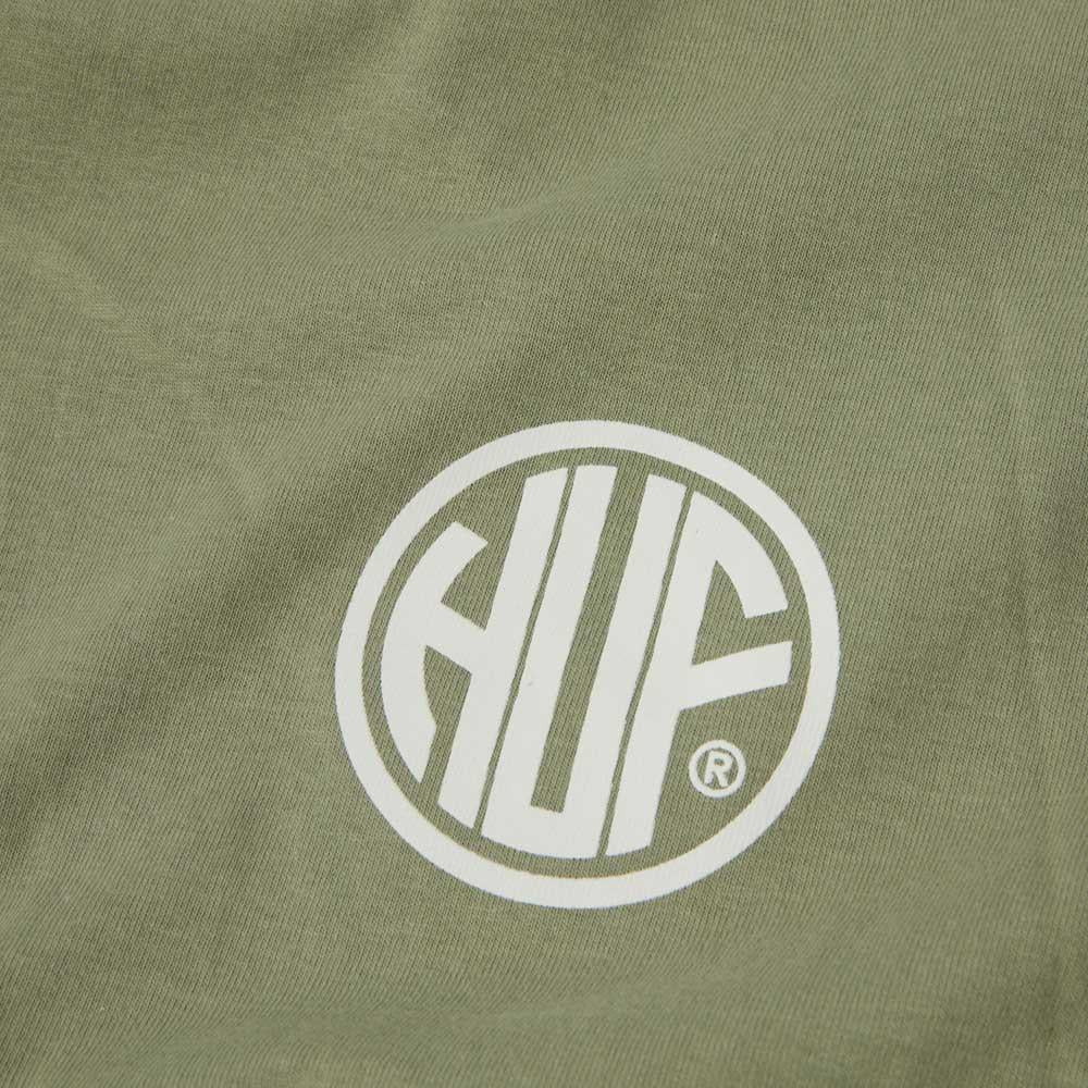 Huf Regional Short Sleeve T-Shirt Desert Green