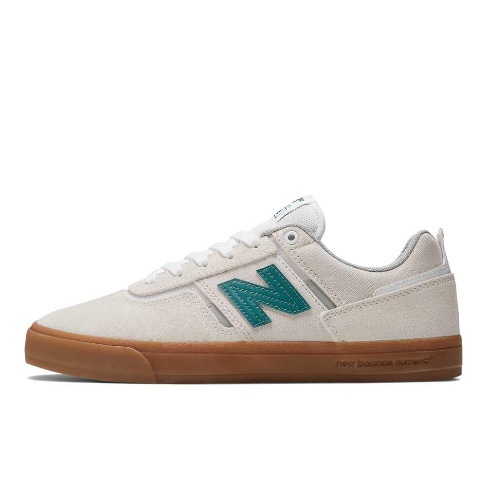 New Balance Numeric Jamie Foy 306 Skate Shoes White Green Suede