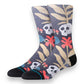 Stance Socks TropiSkull Crew Black Large UK7 To UK15