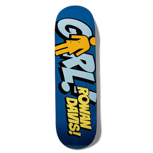 Girl Davis Blammo Skateboard Deck Blue G052 8.25"