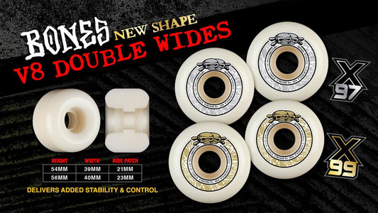 BONES Wheels X-Formula Double Wides 97A V8 54mm