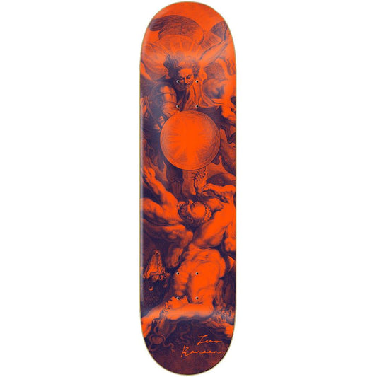 Zero Skateboard Deck Renaissance Kanaan Dern Orange 8.25"