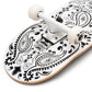 Speed Demons Bandana Factory Complete Skateboard Black White 8"