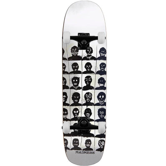 Madness Personalities Super Sap R7 White Complete Skateboard 8.375"