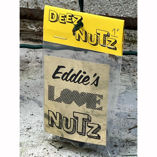 Deez Nuts Eddies Love Nuts Skateboard Bolts 1" Allen Key Black x 8 Gold x 1