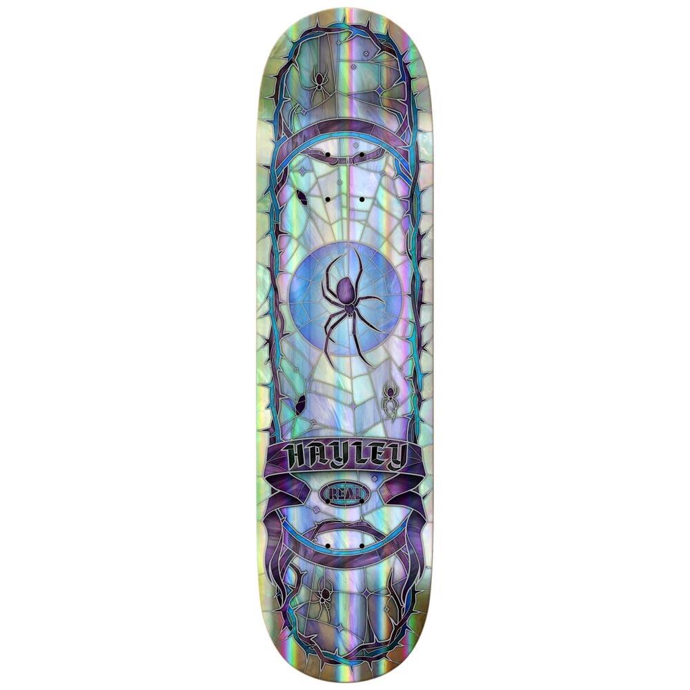 Real Hayley Rainbow Holo Cathedral Multi Skateboard Deck 8.25"