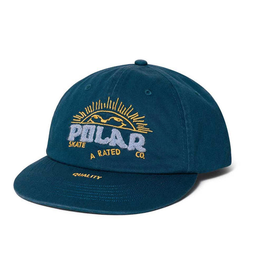 Polar Skateboards Ramy Cap Cheeky Sun Petrol