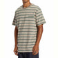 DC Shoes Upstate Stripe T-Shirt Silver Lining