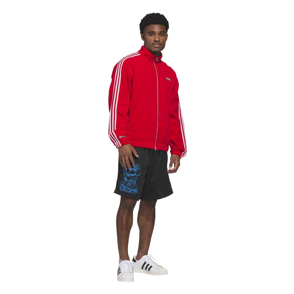 Adidas Skateboarding Kogancult Superfire Track Jacket Better Scarlet Light Solid Grey