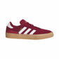 Adidas Skateboarding Busenitz Vulc II Collegegiate Burgundy Cloud White Gold Metalic Skate Shoes