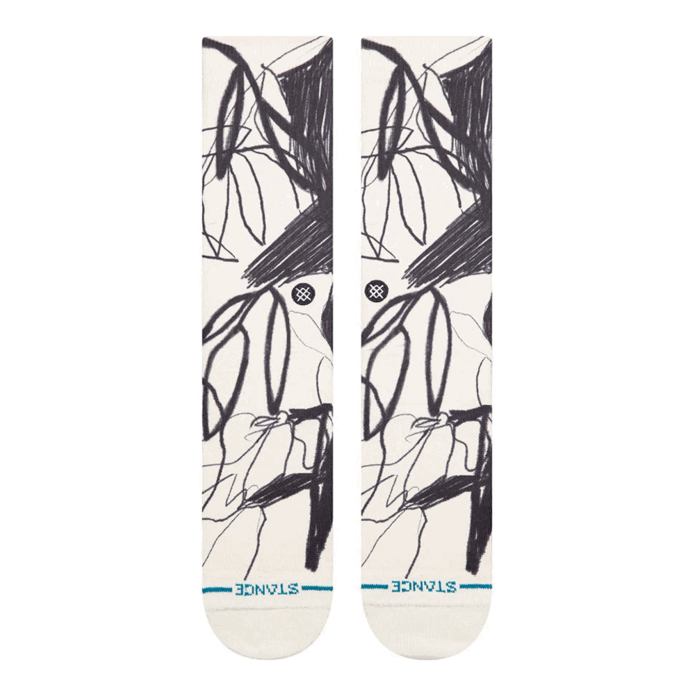 Stance Art Studio Crew Socks White Large Uk7-11