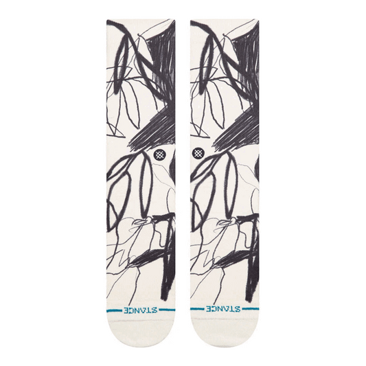 Stance Art Studio Crew Socks White Large Uk7-11