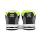 DC AT-2 Grey Black Lime Leather Skate Shoes