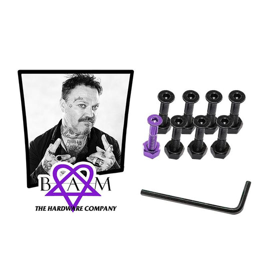 The Hardware Company THC LTD BAM  1"Allen Nuts And Bolts Purple