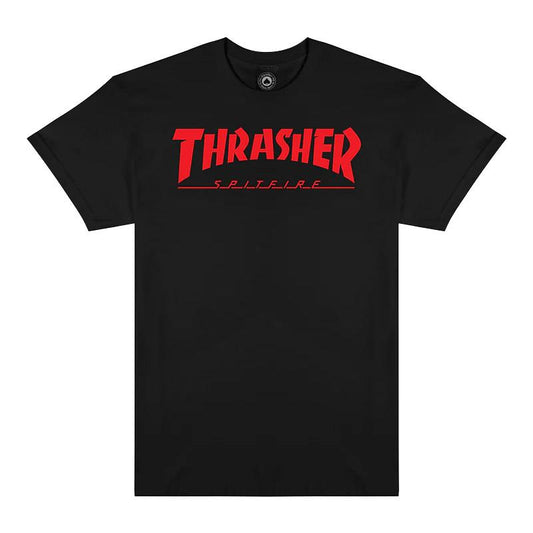 Thrasher x Spitfire T-Shirt Big Head Jake Black