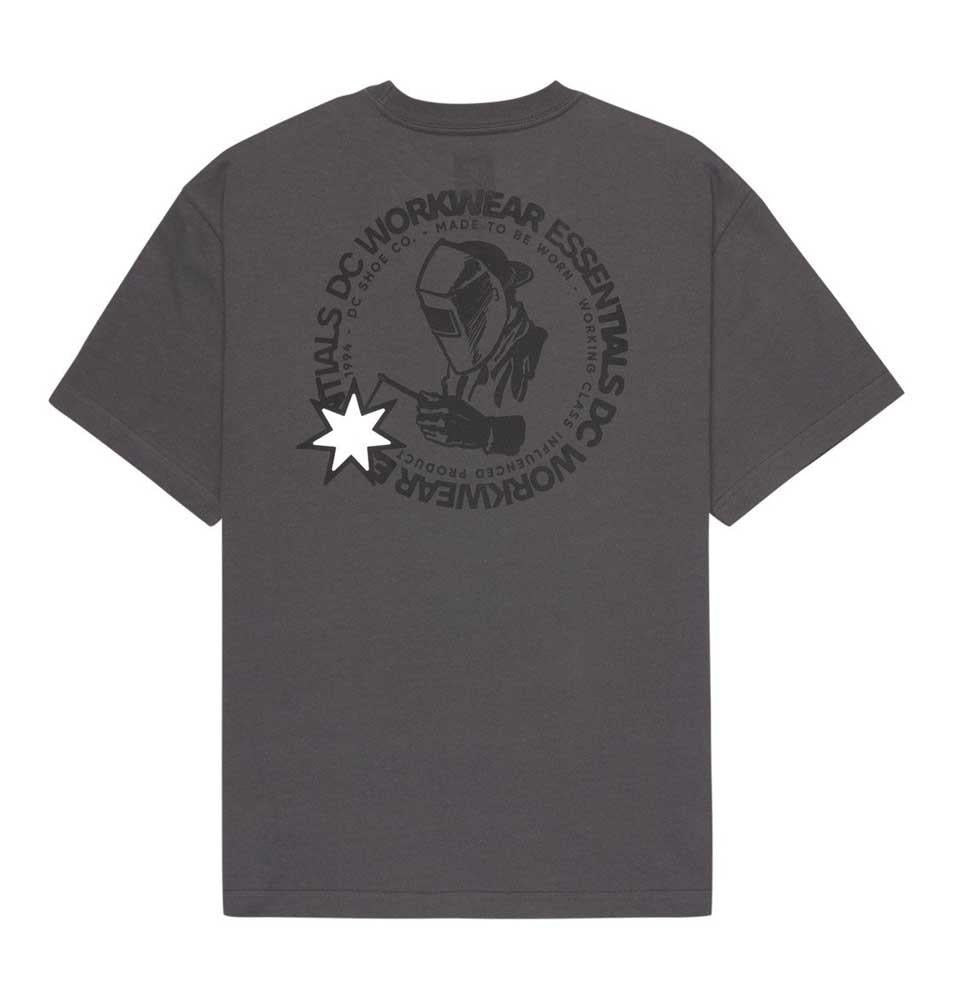 DC Tig Master Short Sleeve T-Shirt Dark Shadow