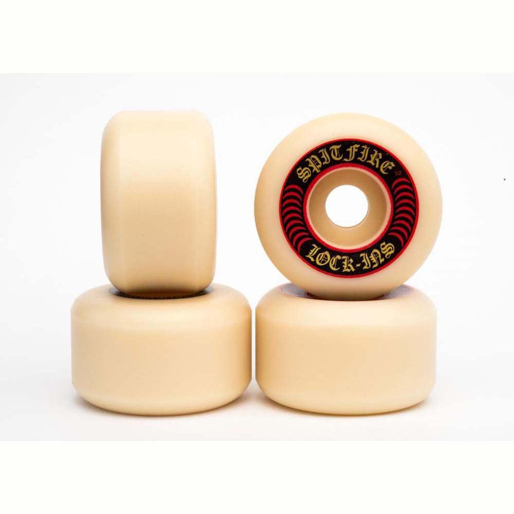 Spitfire Formula Four Lock Ins Skateboard Wheels 101DU Natural 53MM