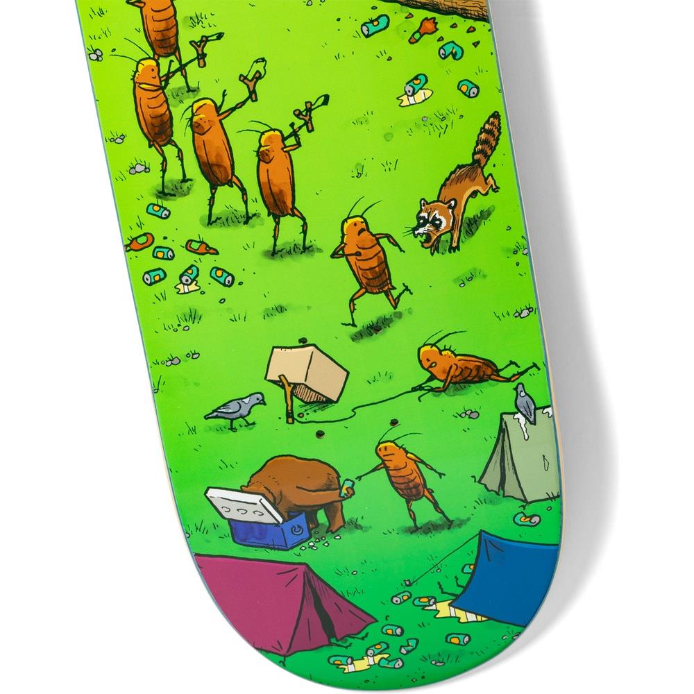 Anti Hero Raney Roached Out 2 Skateboard Deck Green 8.62"