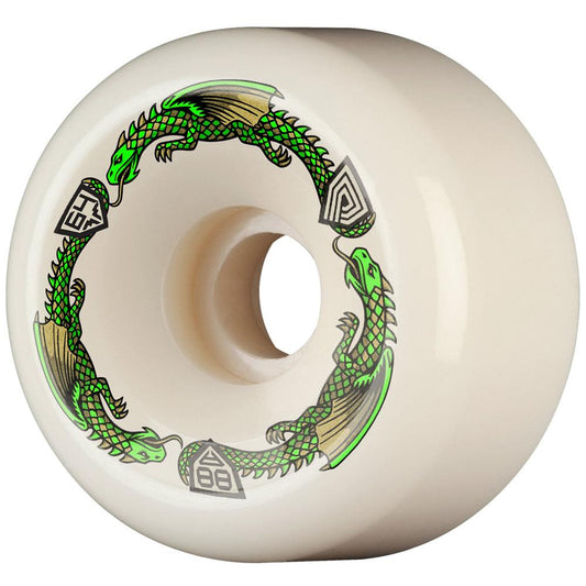 Powell-Peralta™ Dragon Formula Skateboard Wheels BOM 64mm 88A Off White