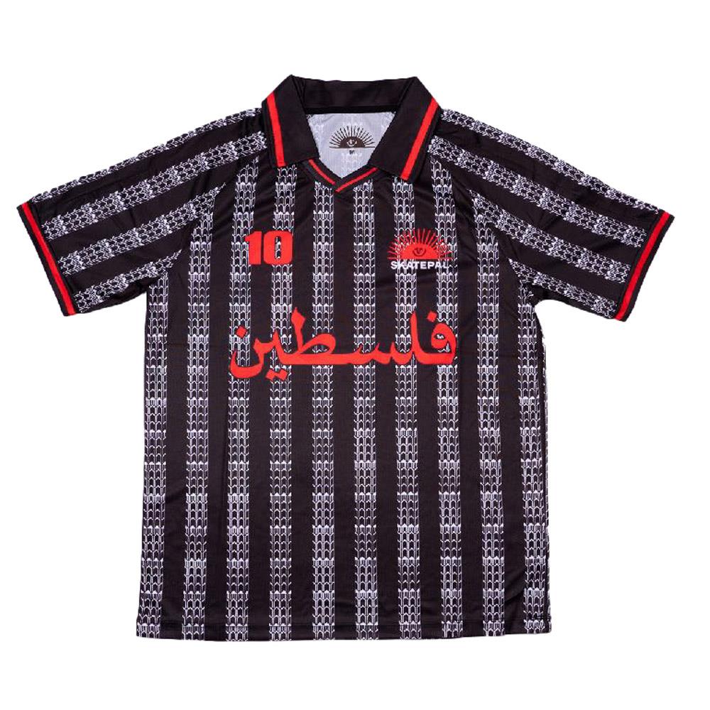 Skatepal Football Shirt 10 Years Black Red
