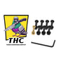 The Hardware Company THC LTD Todds 1" Allen Bolts And Nuts Gold