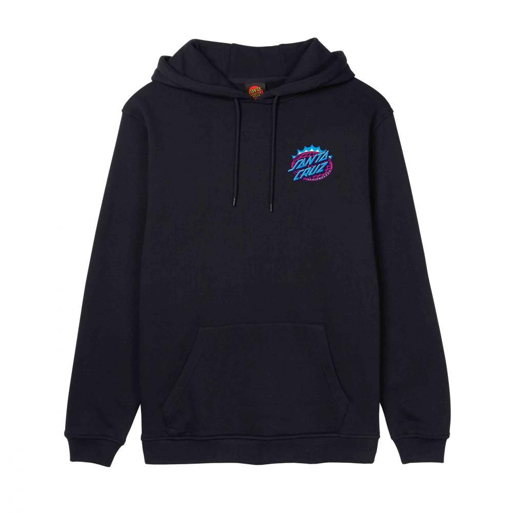 Santa Cruz Hooded Sweatshirt Kendall End Of The Dot Black Medium