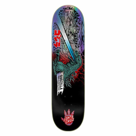 Santa Cruz Skateboard Deck Godzilla OBrien Reaper Multi 8.25"