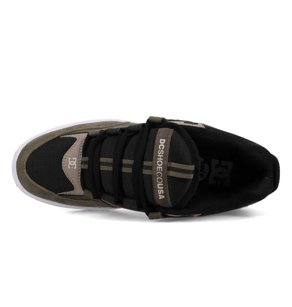 DC Kalynx Zero S Green Leather Skate Shoes