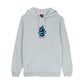 Santa Cruz Hooded Sweatshirt Screaming Flame Front Mist Medium