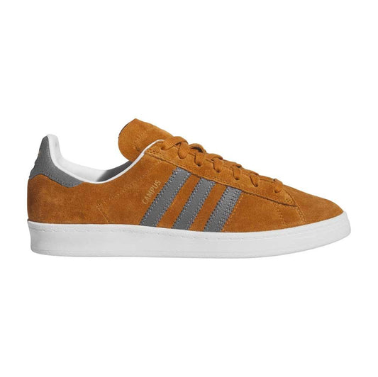 Adidas Skateboarding Campus ADV Rustic Orange Grey Four Cloud White Skate Shoes