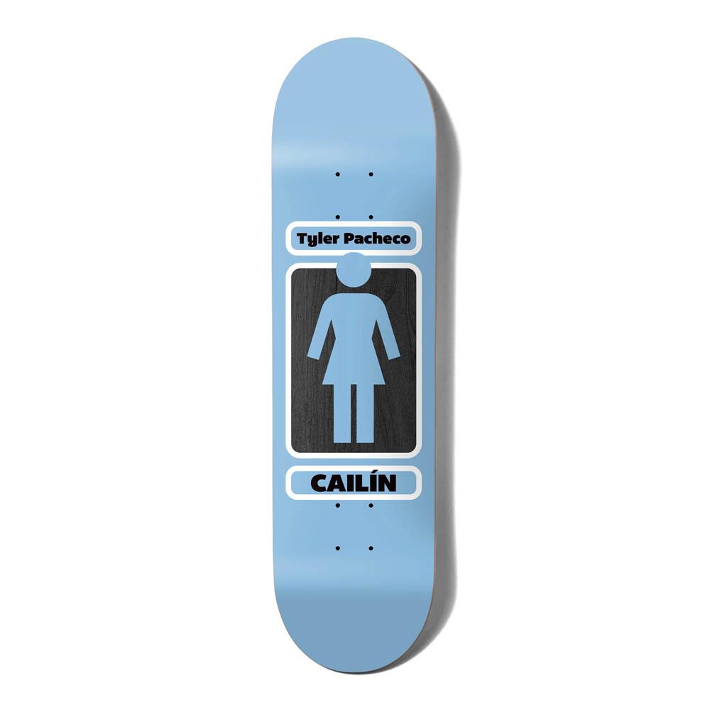 Girl Skateboards Tyler Pacheco 93 Til Skateboard Deck G016 Blue 8.375"