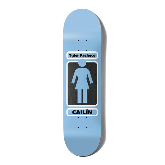 Girl Skateboards Tyler Pacheco 93 Til Skateboard Deck G016 Blue 8.375"