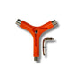 G-Tool Y Skateboard Tool with Axle Rethreader Orange