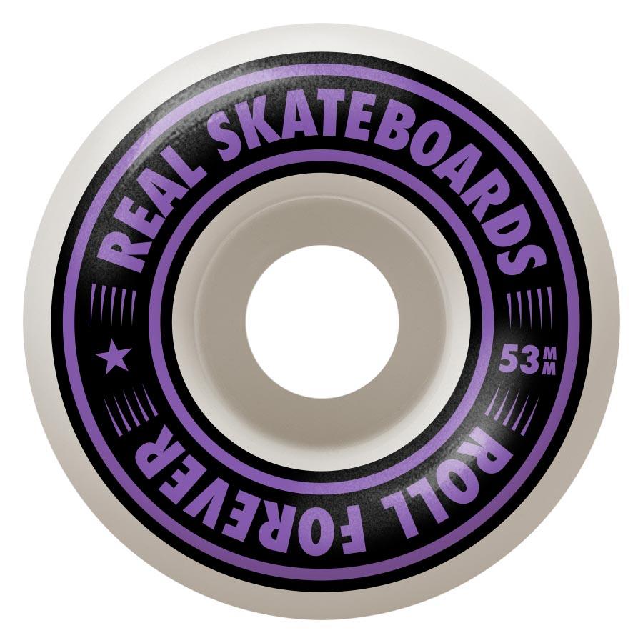 Real Bandana Series Factory Complete Skateboard Purple 8.25"
