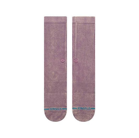 Stance Socks Icon Dyed Crew Plum Large UK7 to UK11