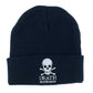 Death Skateboards OG Skull Beanie Hat Black