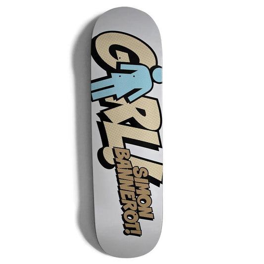 Girl Bannerot Blammo Skateboard Deck White G033 8.5"