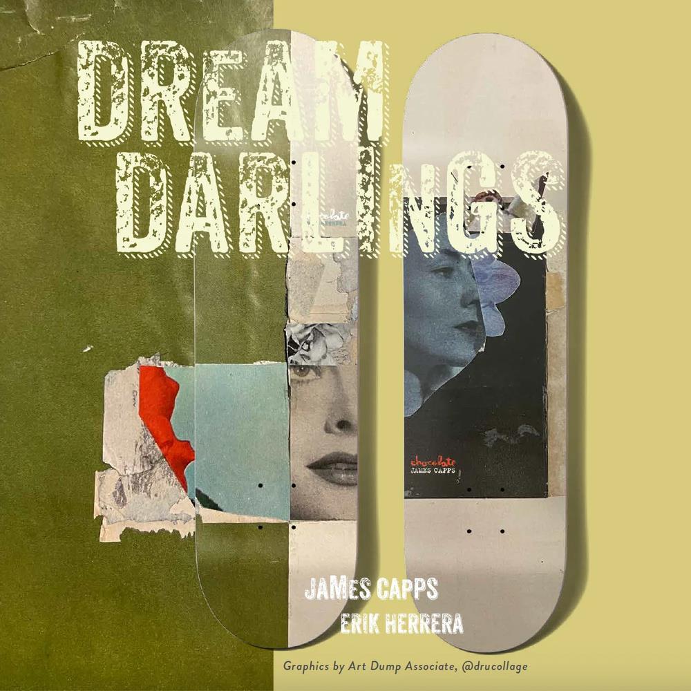 Chocolate Skateboard Deck Dream Darlings James Capps 8.25"