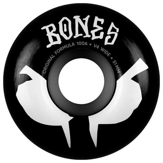 BONES Wheels OG Formula V4 Wide Black Spring '26 100A 51mm