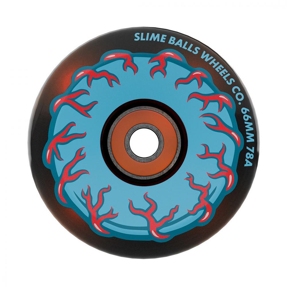 Slime Balls Wheels Prayer Candle Light Ups OG Black 66mm