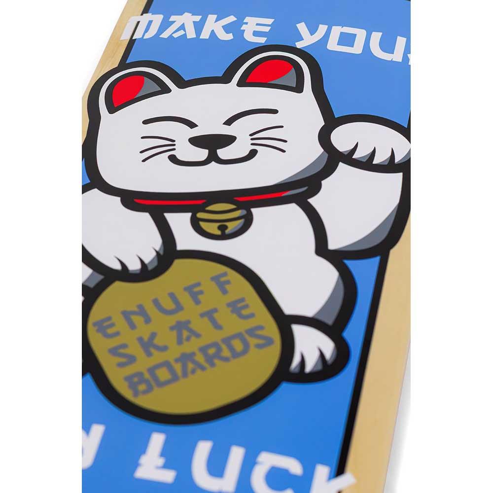 Enuff Designer Skateboard Deck Lucky Cat Natural 8"
