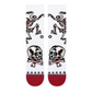 Stance X Bert Krak Skeleton Crew Socks White Large Uk7-11