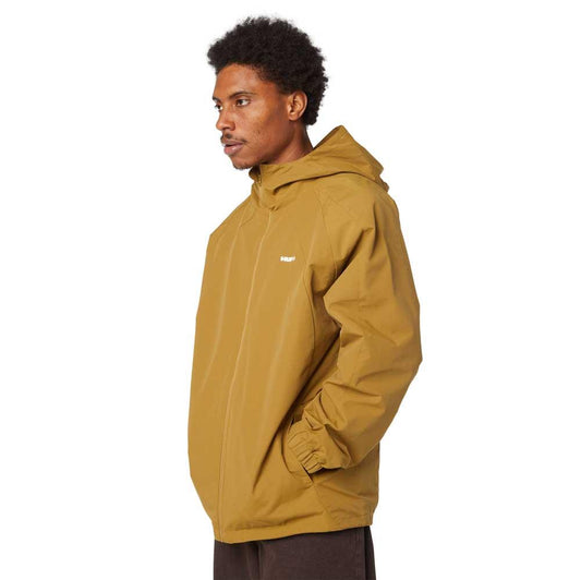 Huf All Caps Shell Jacket Rich Brown