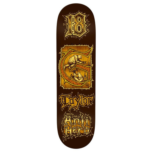 Anti Hero Grant Medieval Skateboard Deck Brown 8.38"