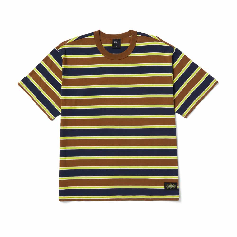 Huf Terrace Short Sleeve T-Shirt Relaxed Knit Bison