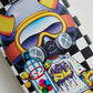Speed Demons Tagger Factory Complete Skateboard Black White Checks 8.25''