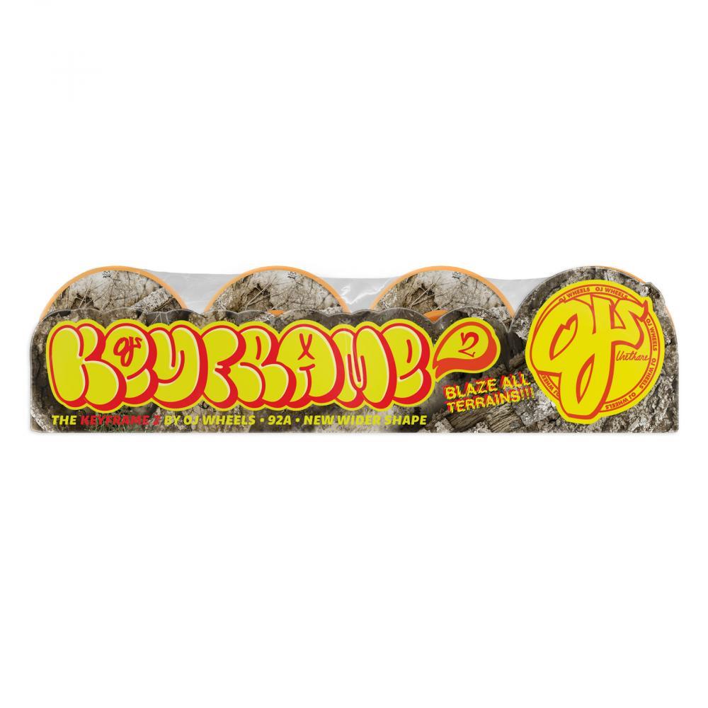 OJ Skateboard Wheels Realtree APX Keyframe 2 92a Orange 56mm