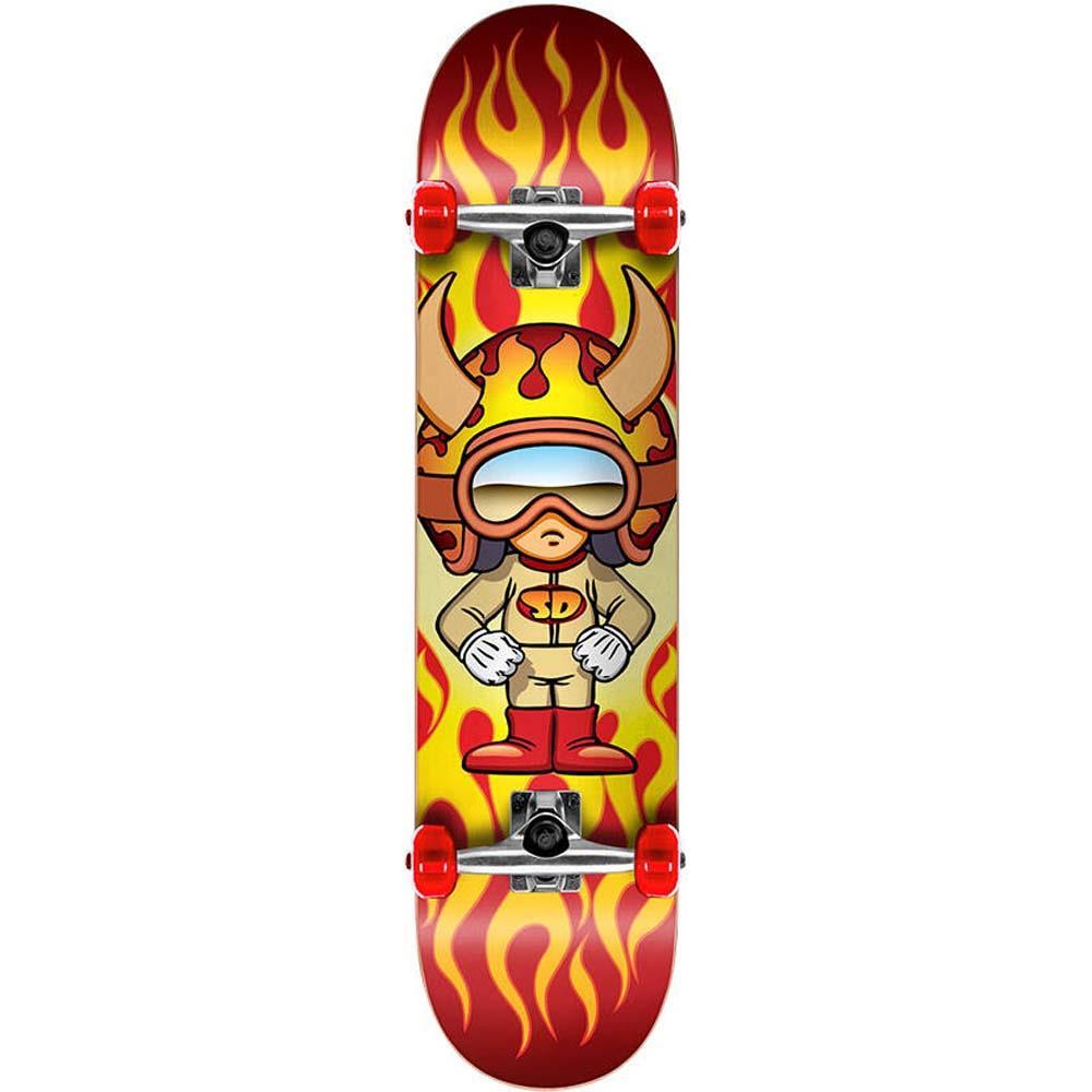 Speed Demons Hot Shot Factory Complete Skateboard Multi 8"