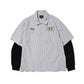 HUF X Spitfire Union Work Shirt Black White